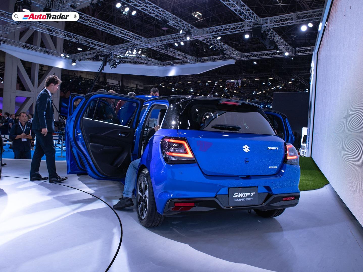 suzuki at japan mobility show - swift concept, evx and other vehicles shown!