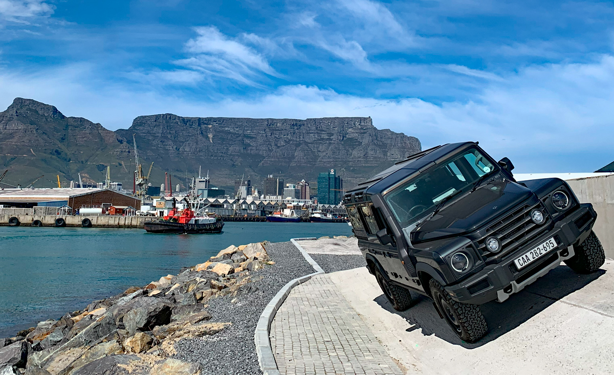ineos, ineos grenadier, ineos quartermaster, v&a waterfront, ineos officially opens sub-saharan african headquarters in cape town – with a seafront 4×4 track for customers