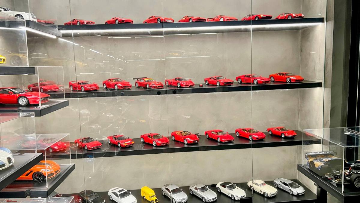 Pics: An enthusiast dedicates his entire room to scale models, Indian, Member Content, Scale Models, hobby, Ferrari