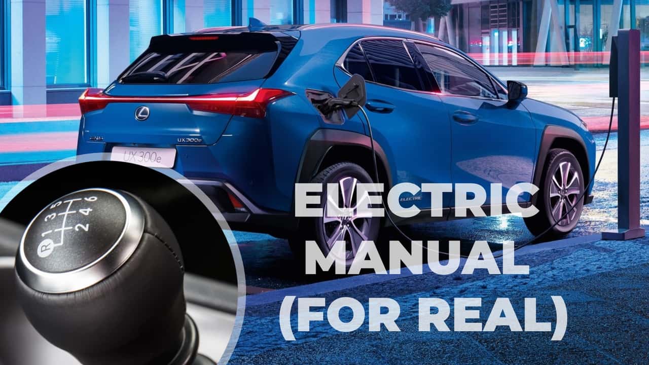 i drove toyota's manual transmission for evs. it's much more fun than you think