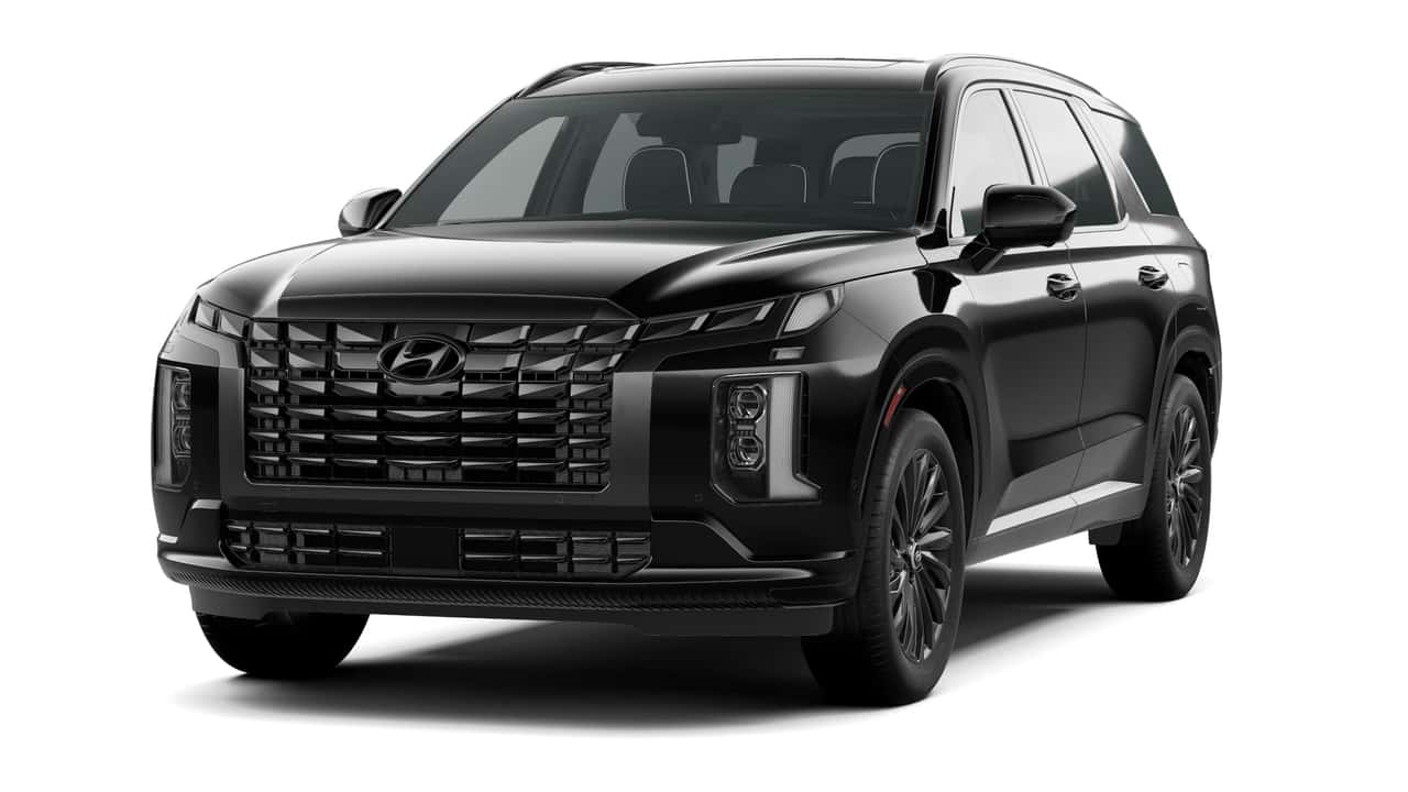2024 hyundai palisade shows its dark side with calligraphy night edition