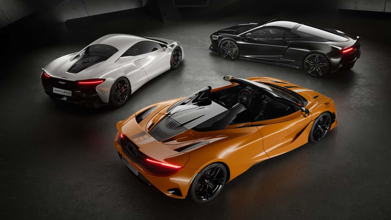 mclaren offers special stripes and logos for its 60th anniversary