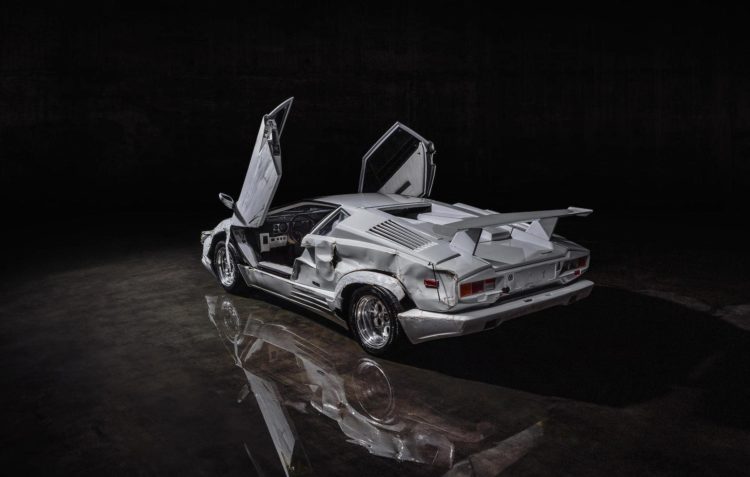 wrecked lamborghini countach from “’wolf of wall steet’ heads to auction, expected to fetch $2m