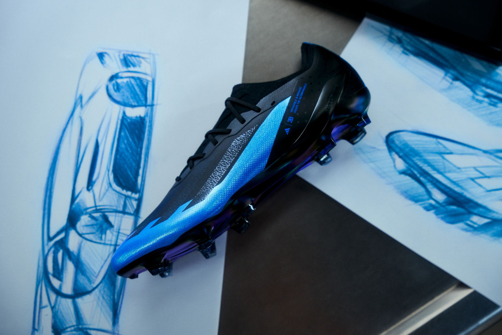 bugatti and adidas unveil limited-edition football boots