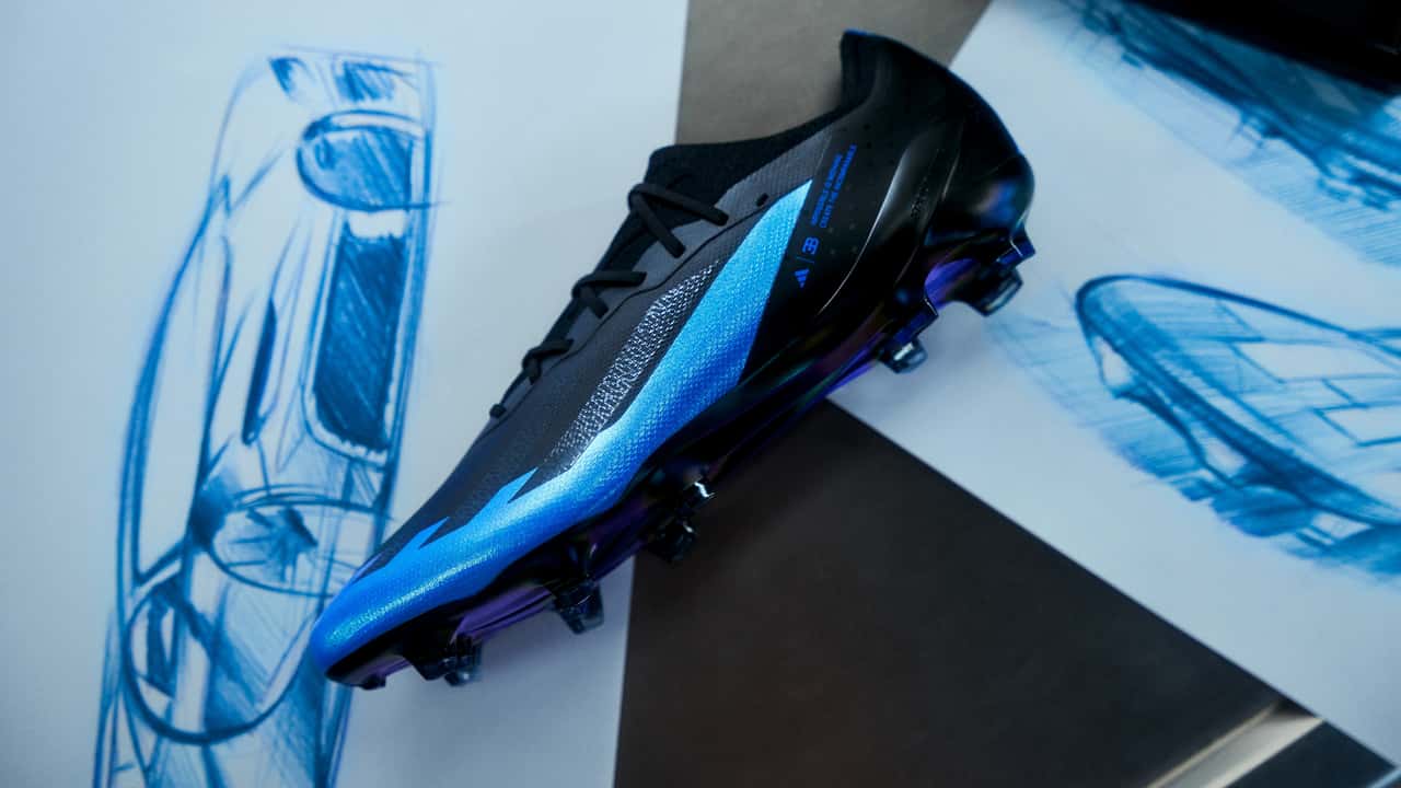bugatti's speed meets adidas style for limited edition soccer boot