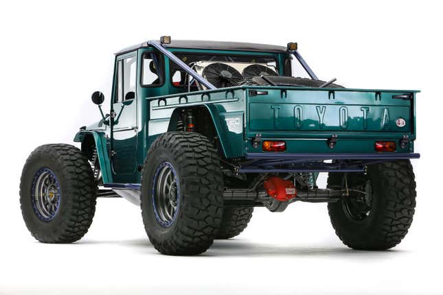 toyota reimagined a classic fj land cruiser by stuffing a nascar v8 in it