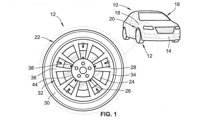 GM developing wheels made of two different materials, Indian, Other, Wheels, Patent, International