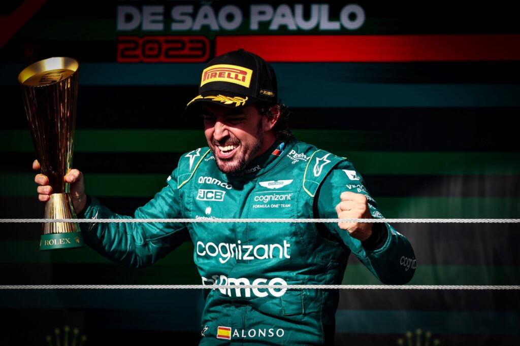 Alonso, AstonMartin, BrazilGP, Hamilton, Perez