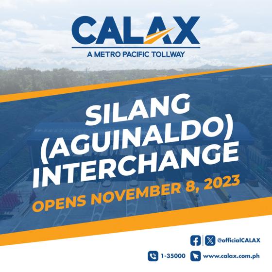 calax, expressways, mptc, sub 400cc ban, calax silang-aguinaldo hwy exit to open at nov. 8, 2023