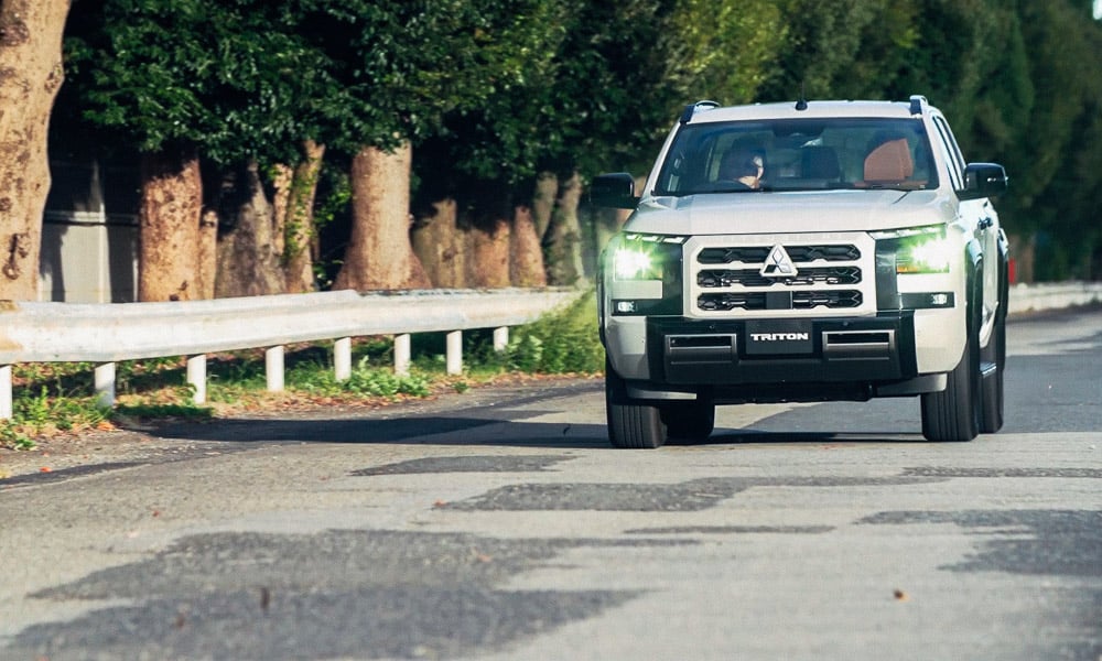 5 things we learned after driving the all-new mitsubishi triton in japan