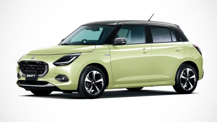 suzuki reveals my24 swift with new hybrid engine, revised styling and more equipment