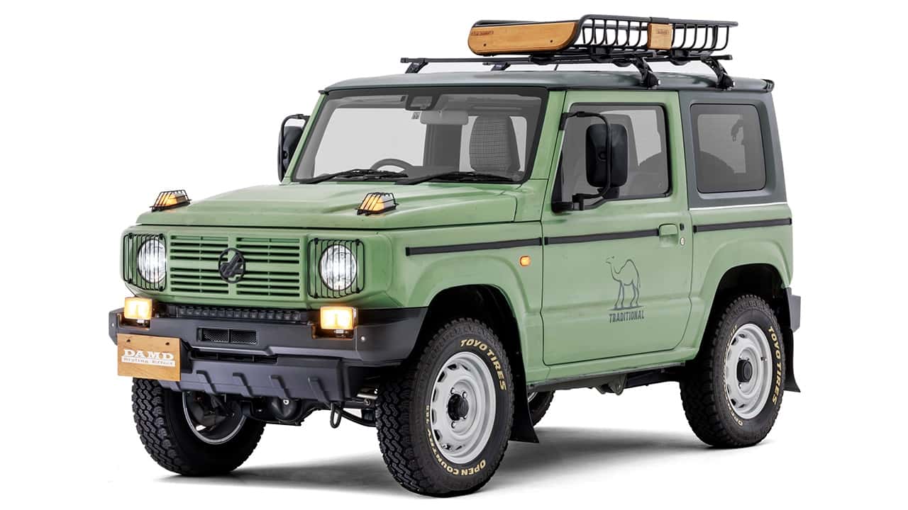 suzuki jimny with g-class body kit is the cutest off-road conqueror