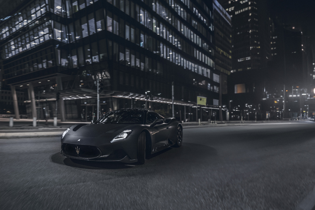maserati mc20 notte: inspired by the mystical power of darkness