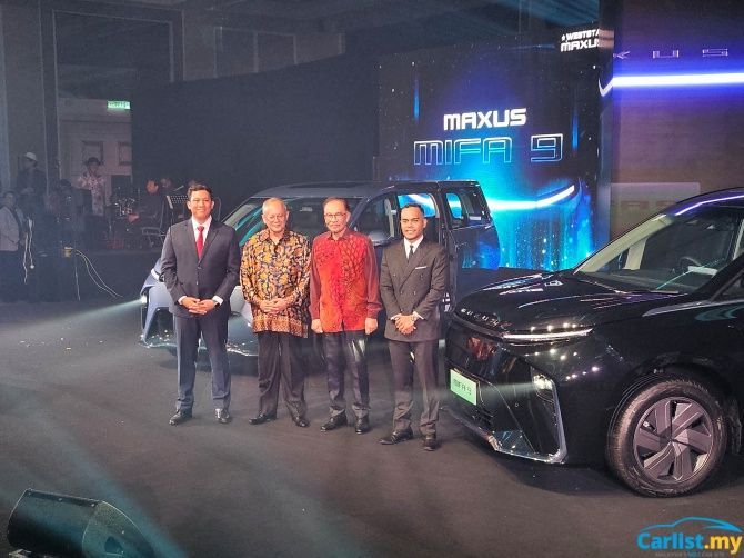 auto news, ​​​​​​​maxus mifa 9 launched: malaysia's first electric mpv - up to 435 km range, 245 ps/350 nm, starts from rm 269,888.