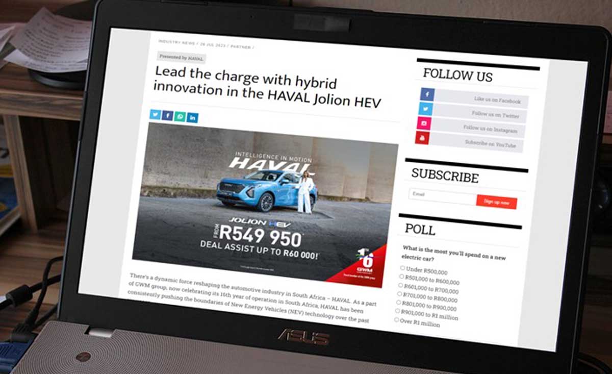 topauto, how topauto sponsored articles helped haval sell the new jolion hev