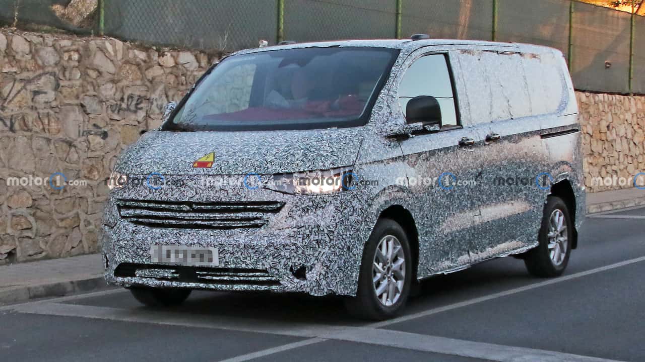next-gen vw transporter spied looking a lot like a ford
