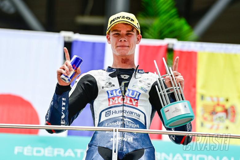 malaysian moto3: historic first win for veijer as title rivals battle behind