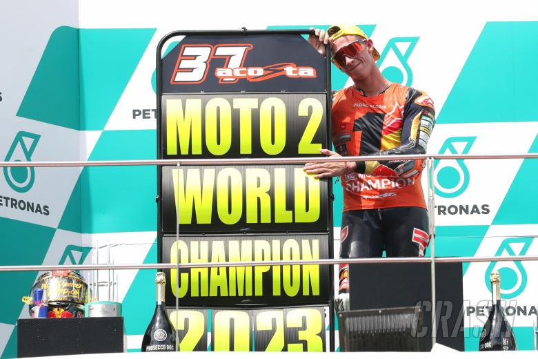 malaysian moto2: aldeguer wins race as acosta takes title
