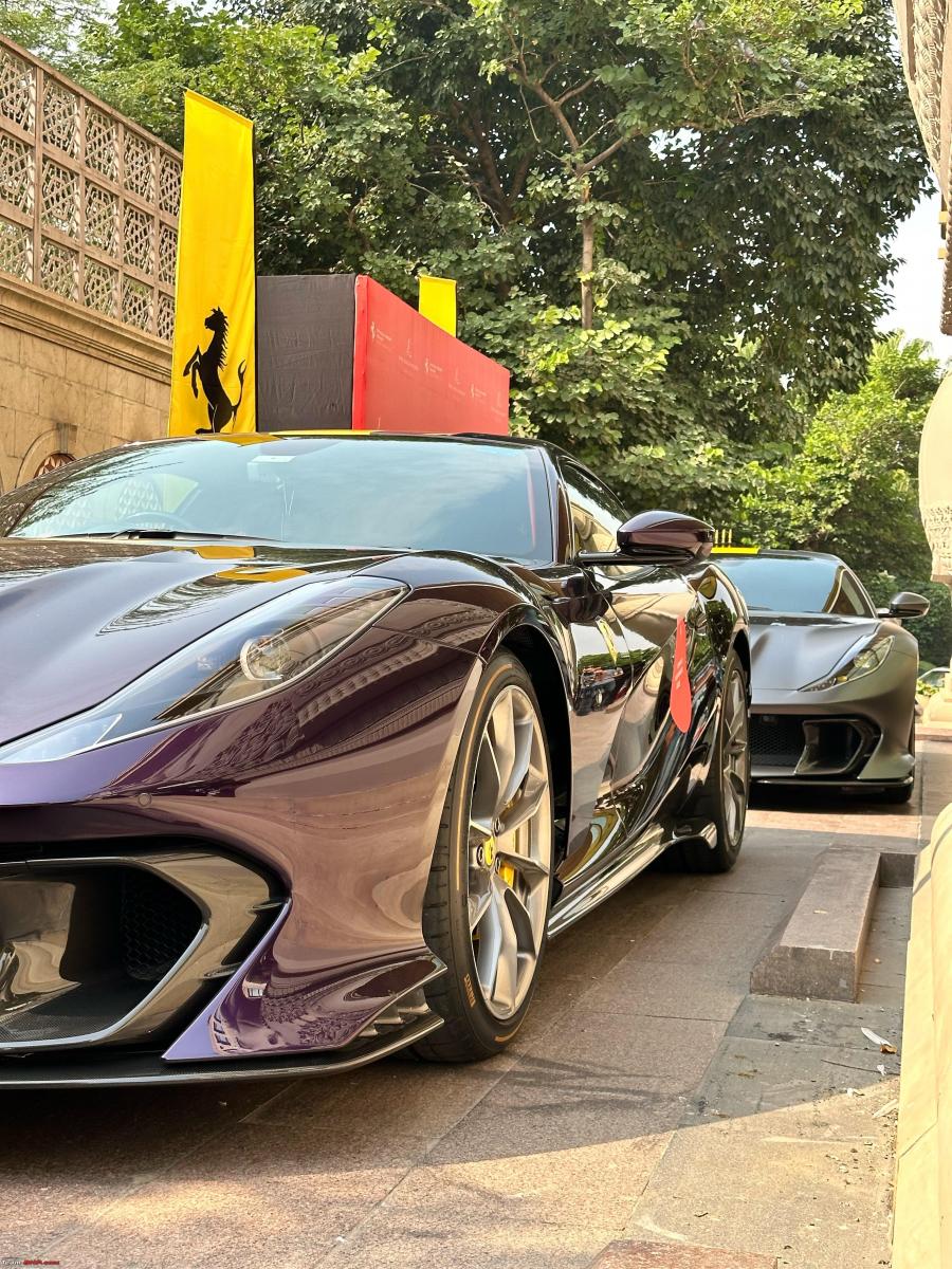 Elusive Ferrari 812 Competizione: Spotted not one but two at an event, Indian, Member Content, Ferrari, Supercars, Event