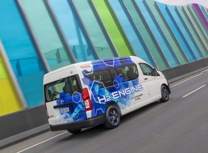 toyota trialing hydrogen hiace, powered by landcruiser 300’s twin-tubo v6