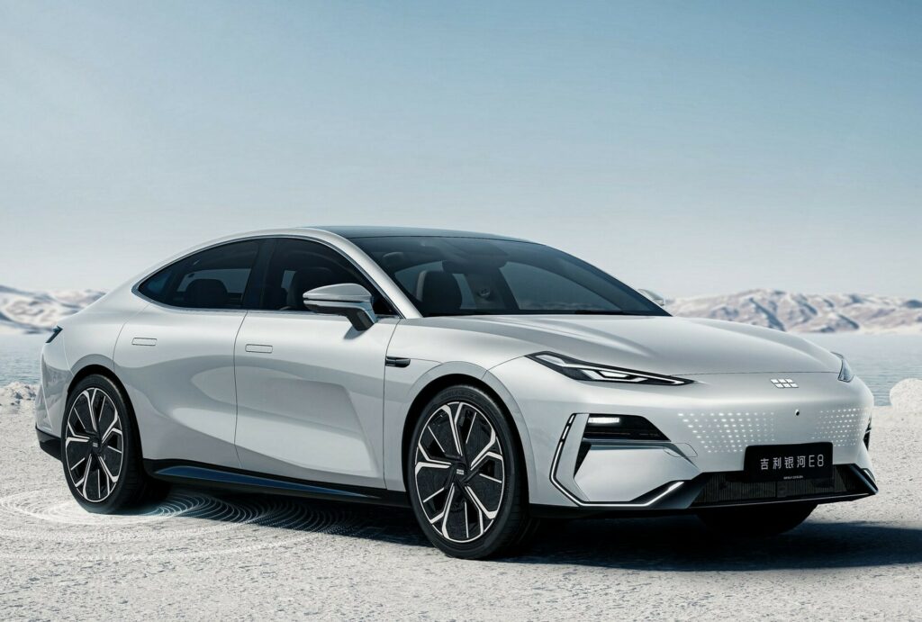 geely galaxy e8 electric sedan: the new tesla and byd killer?