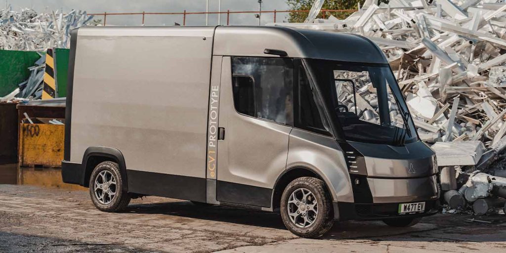 watt electric vehicle company’s new van is made exclusively from recycled aluminum