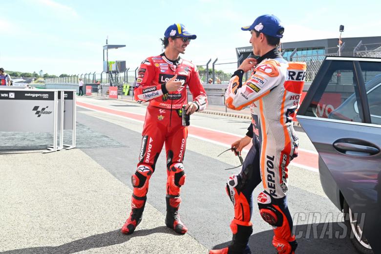 marc marquez insists ducati riders are already playing mind games with him