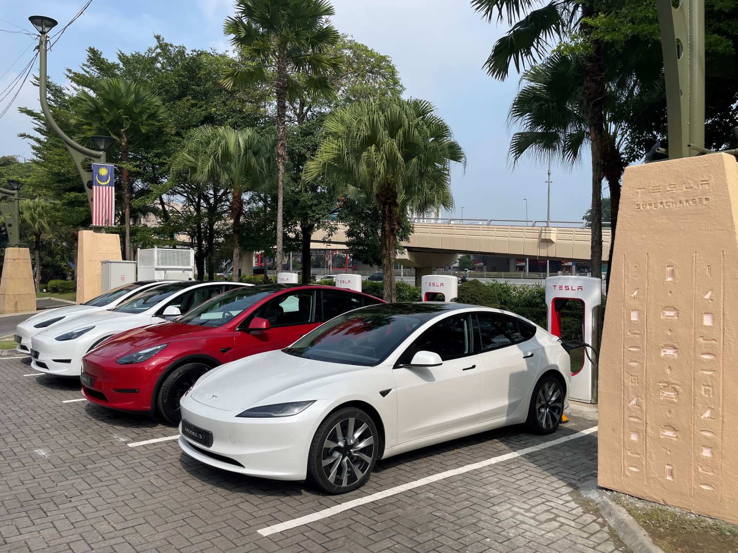 Tesla Supercharging Station is now in Sunway Pyramid