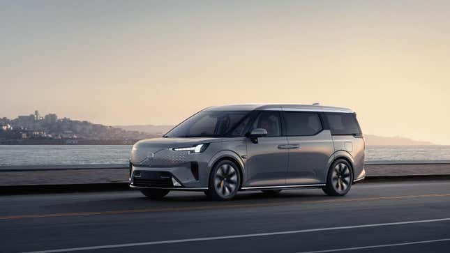 2025 volvo em90 mpv marks the debut of the first volvo minivan