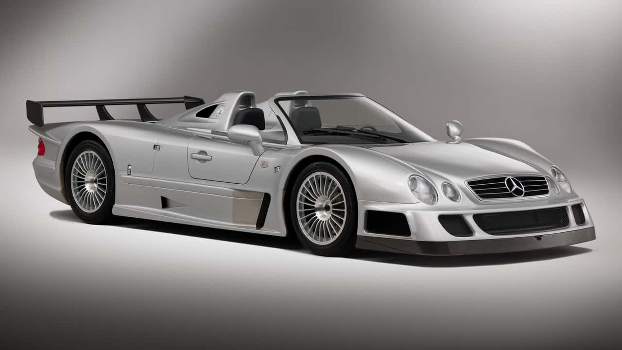 this mercedes clk gtr roadster could sell for $13m at auction