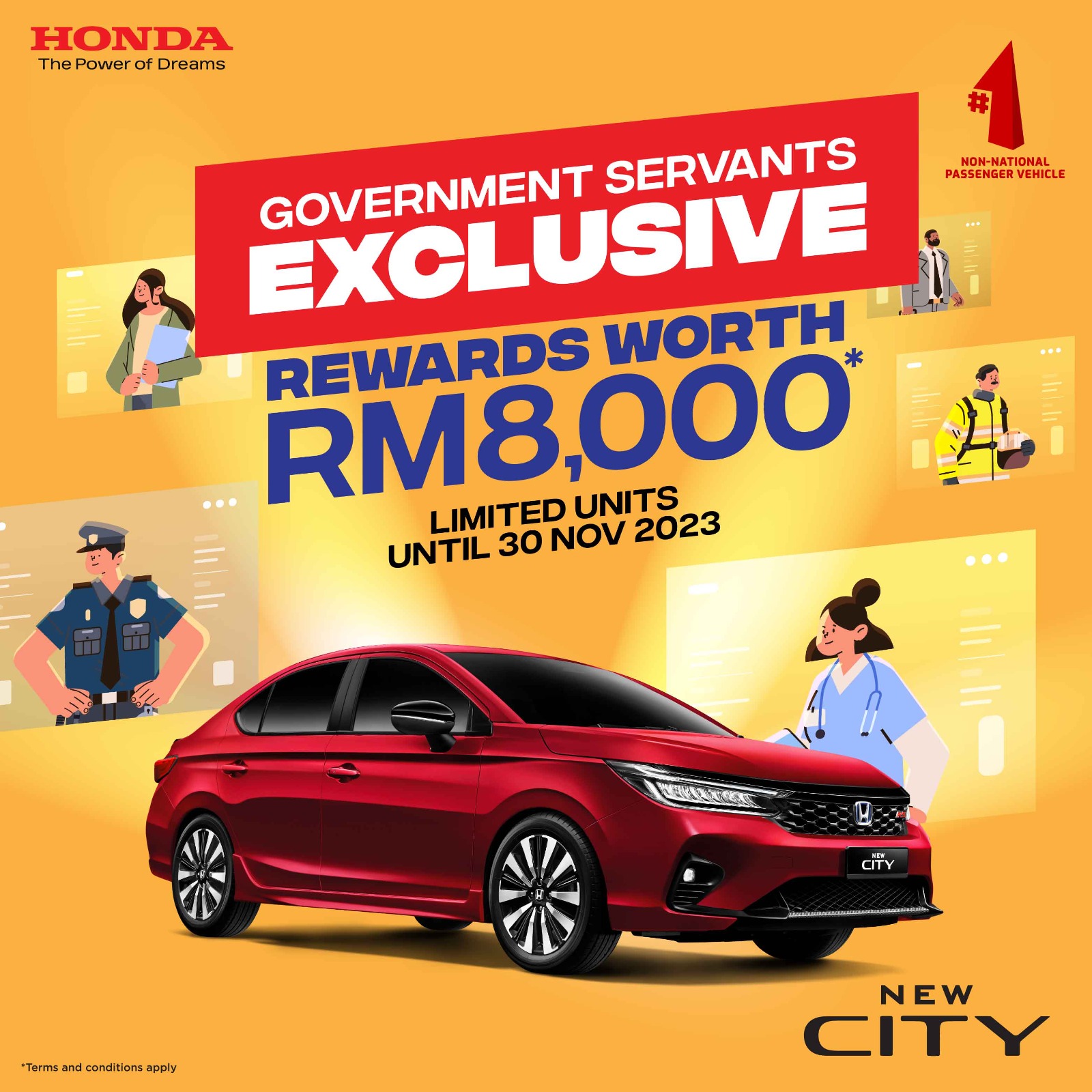 honda malaysia’s exclusive year-end promotion for government servants