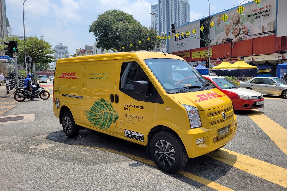 logistics, blueshark, dhl express, malaysia, dhl express continues to expand its electric vehicle fleet