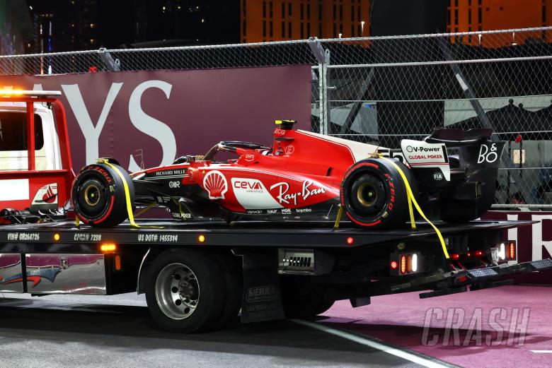 ferrari denied penalty-free repairs with carlos sainz set for f1 las vegas grand prix grid drop