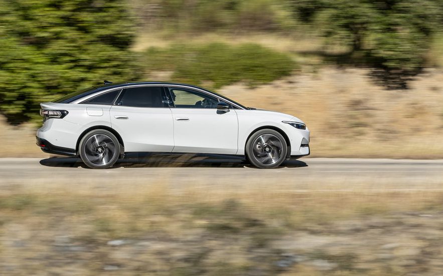 electric cars, hatchback, id.7, saloon, volkswagen, volkswagen id.7 2023 review: sleek tesla model s rival is the perfect suv antidote