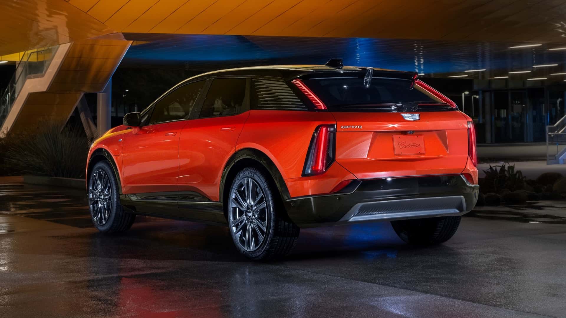 cadillac optiq electric luxury compact suv is the brand's entry ev