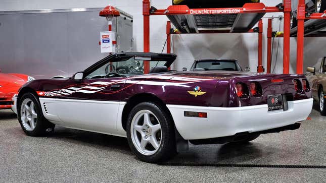 bask in the glory of this incredible 1995 chevrolet corvette convertible indy 500 pace car edition
