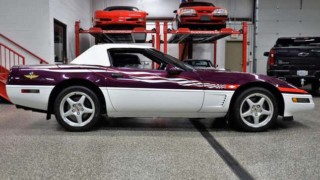 bask in the glory of this incredible 1995 chevrolet corvette convertible indy 500 pace car edition