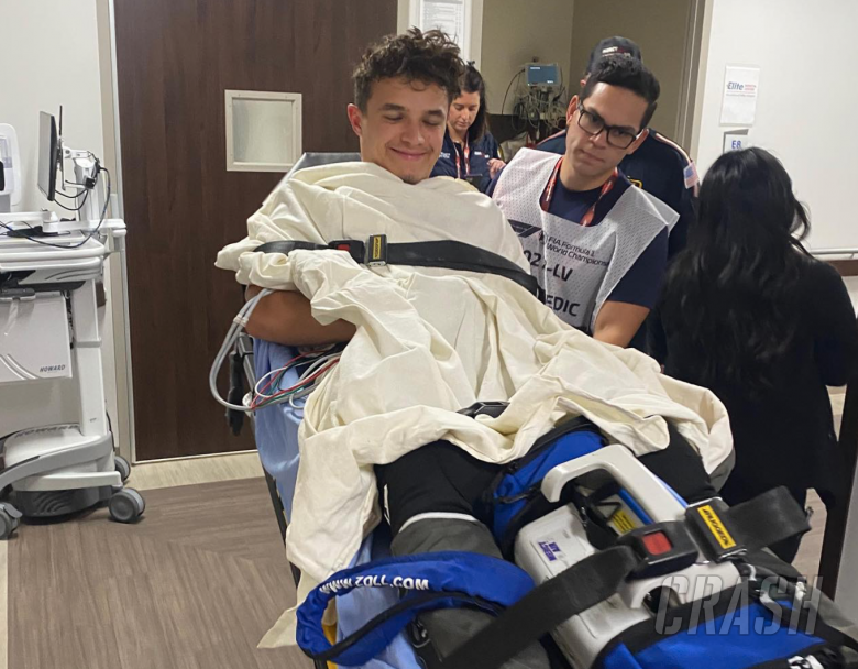 lando norris’ first words on scary f1 las vegas grand prix crash after giving health update