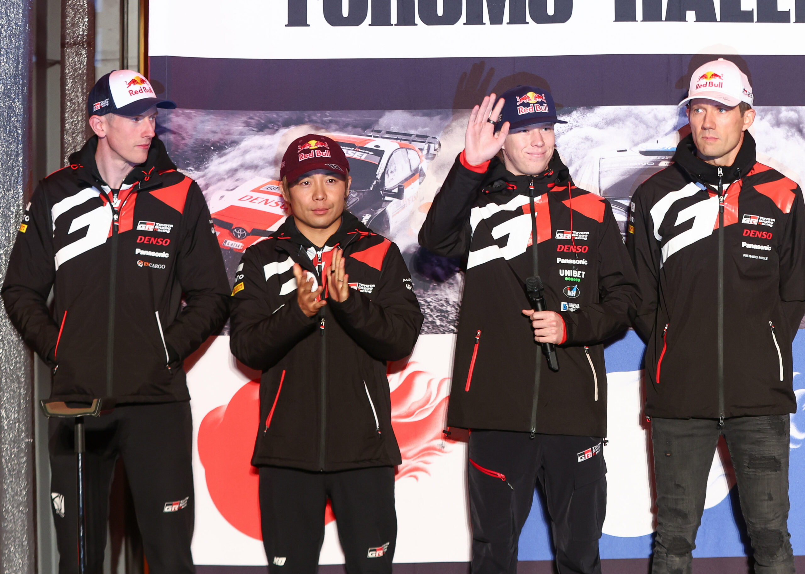 ElfynEvans, KalleRovanpera, SebastianOgier, Takanoto Katsuta, Toyota Gazoo Racing