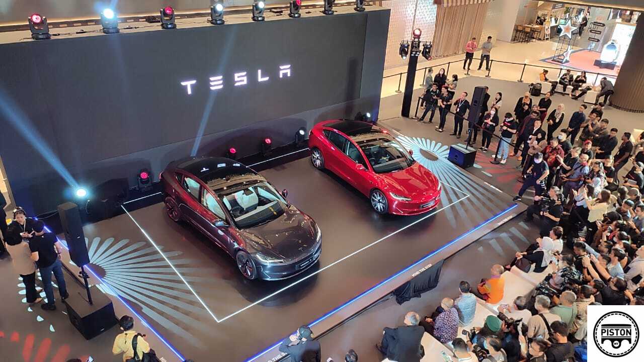upgraded tesla model 3 ‘highland’ sets sail for malaysia, arrival expected this weekend