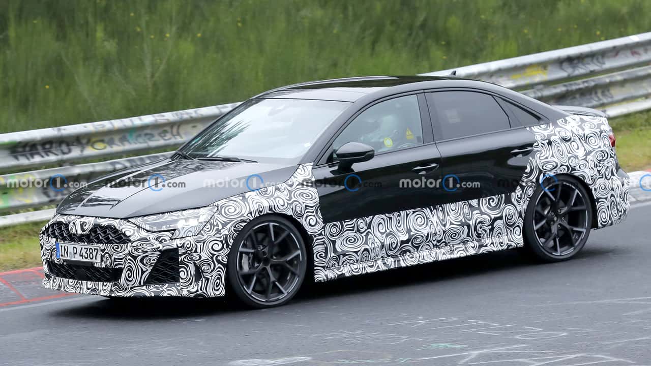 audi s3 and rs3 sedans are getting new lights and bumpers