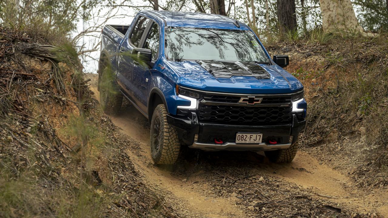 Full-sized pick-ups suck as the Chevrolet Silverado ae significantly larger than regular utes., Safety experts say large pick-ups pose a greater risk to road users., Technology, Motoring, Motoring News, New push to save Aussies from giant utes