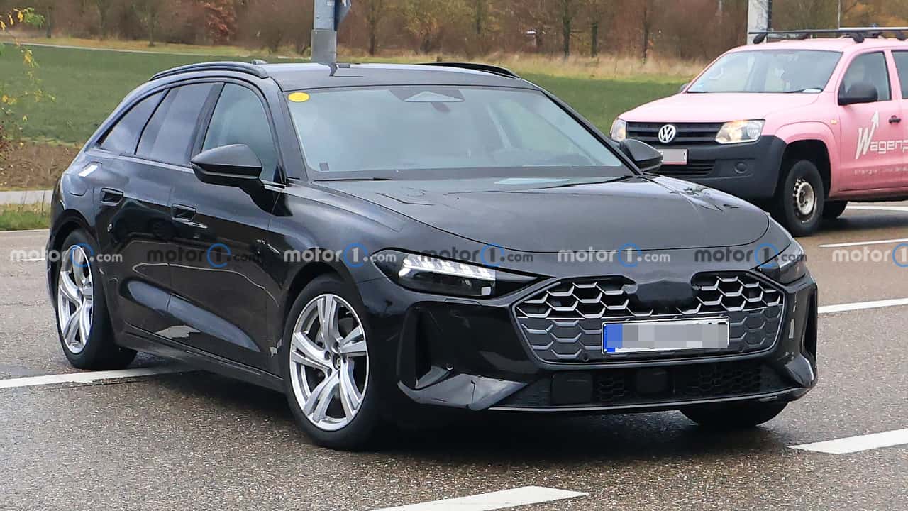 this is audi's new a5 wagon before you're supposed to see it