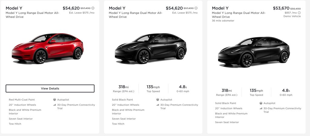 tesla (tsla) starts discounting new vehicles by $3,000 in end-of-quarter push