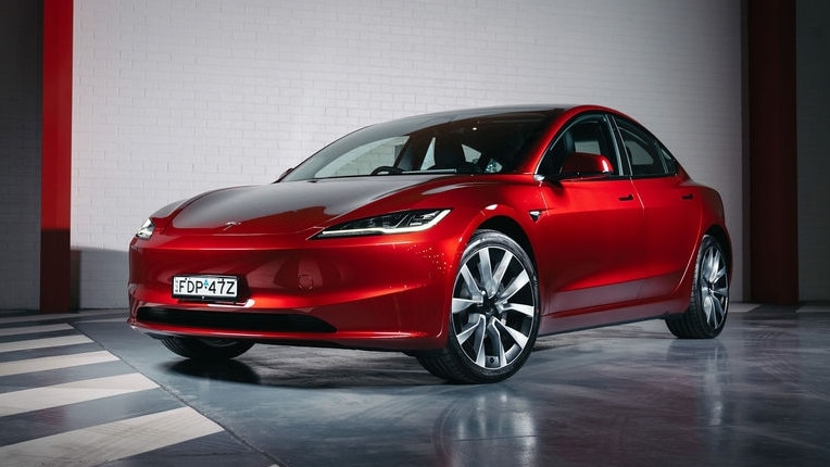 Technology, Motoring, Motoring News, 2024 Tesla Model 3 revealed in Australia