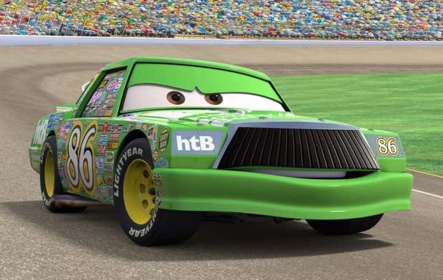 shoddy officiating is the reason chick hicks won the 2005 piston cup