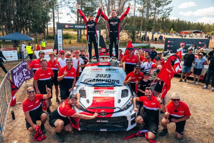 toyota gazoo racing’s harry bates & coral taylor take out arc drivers title