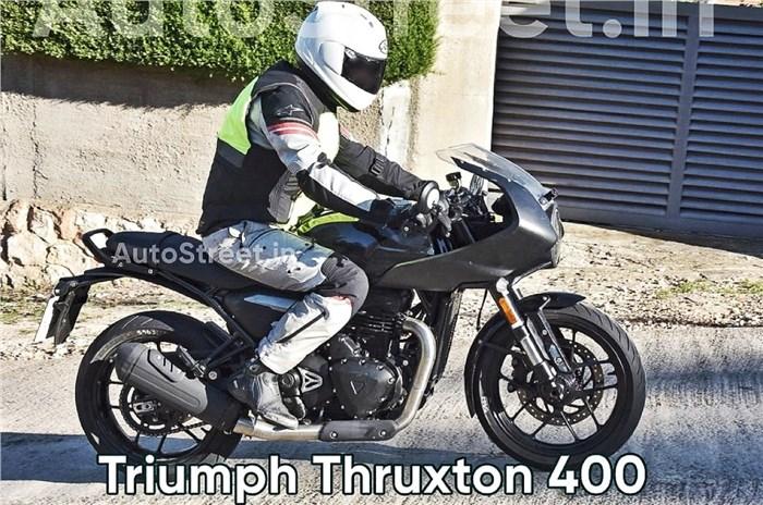 Triumph Speed 400-based Thruxton 400 in the works, Indian, 2-Wheels, Scoops & Rumours, Triumph, Speed 400, Scrambler 400X, Truxton 400, spy shots