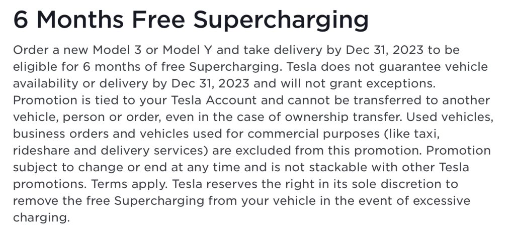 tesla offers 6 months free supercharging in attempt to boost sales