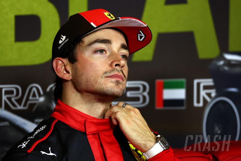 charles leclerc says abu dhabi front row a “big surprise” after fearing q1 exit with ‘peaky’ ferrari f1 car 